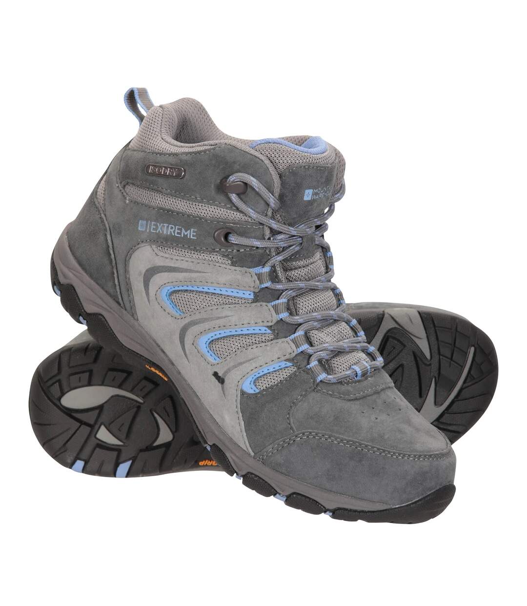 Bottines de marche aspect extreme femme gris Mountain Warehouse-1