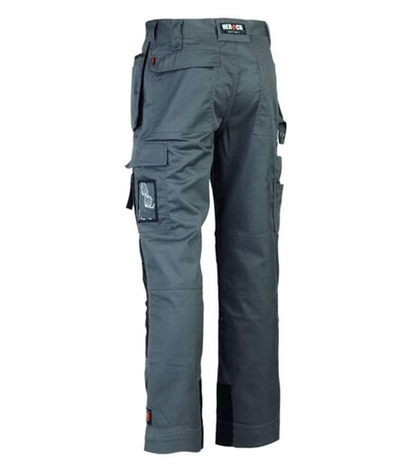 Pantalon de travail multipoches - Homme - HK018 - gris heather