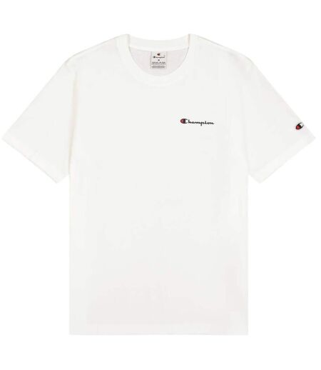 T-shirt Manches Courtes Homme Blanc Champion
