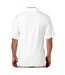 Mens classic dryblend polo shirt white Gildan