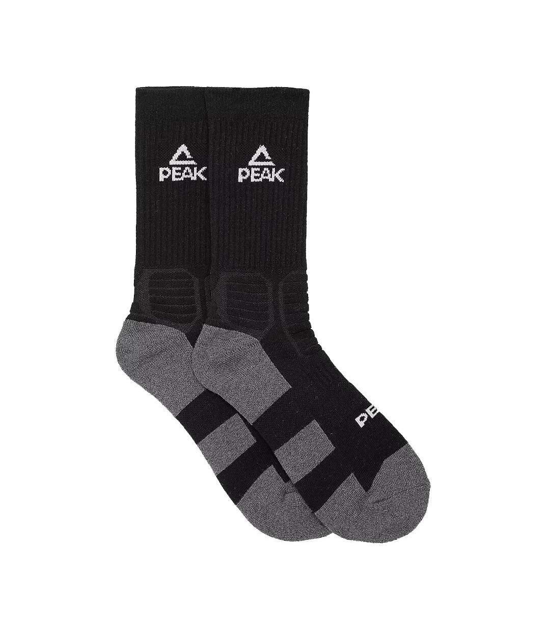 X2 paire de chaussettes noir homme peak sport elite-1