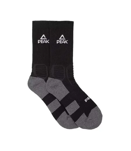 X2 paire de chaussettes noir homme peak sport elite