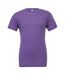 Adults unisex tri-blend t-shirt purple Bella + Canvas