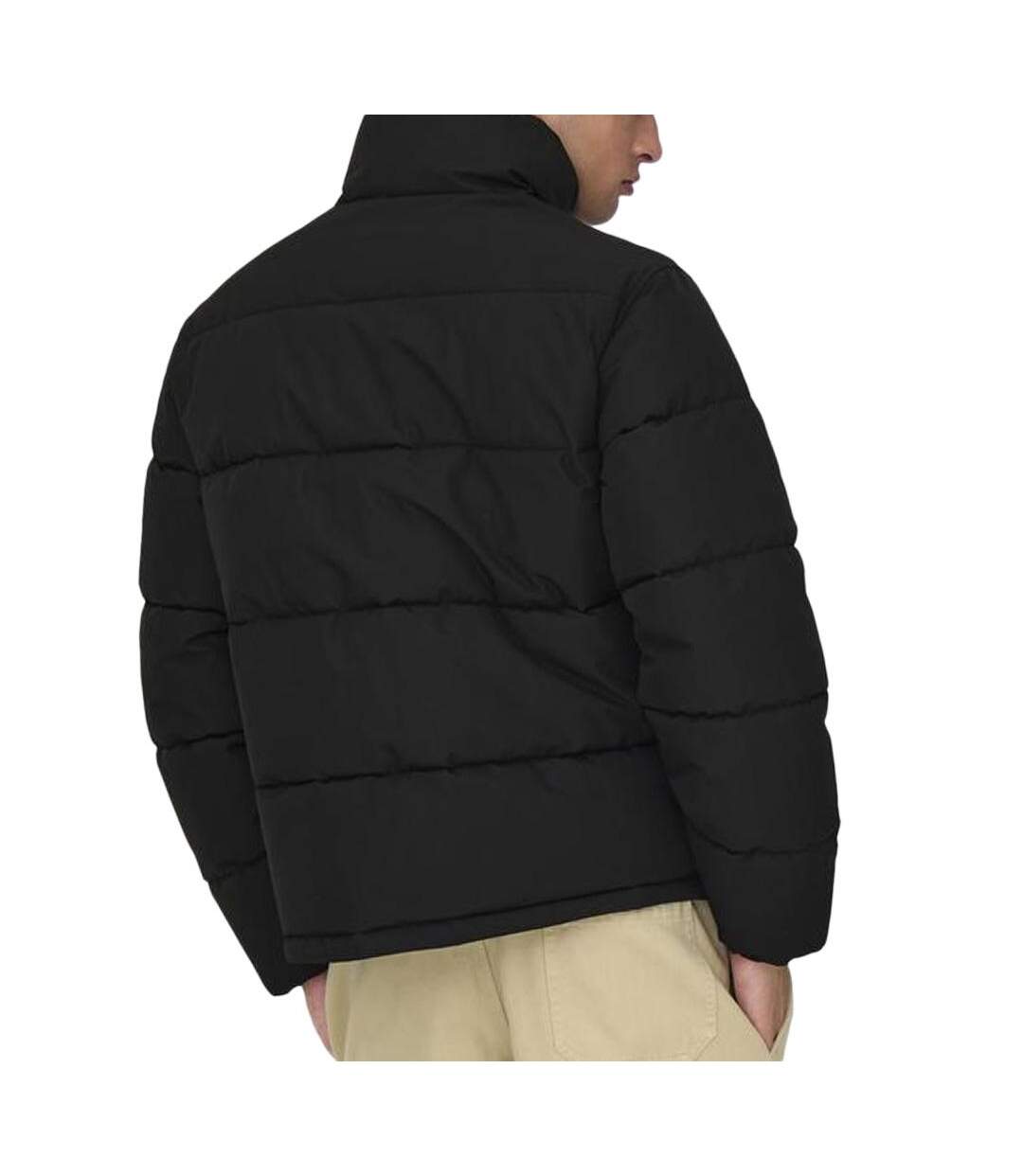 Doudoune noire homme only & sons puffer-2