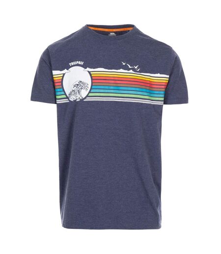 T-shirt Lakehouse Homme Bleu Marine Chiné Trespass