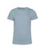 T-shirt #inspire e150 femme bleu gris B&C-1