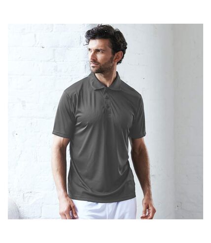 AWDis Just Cool Mens Smooth Short Sleeve Polo Shirt (Charcoal) - UTPC2632