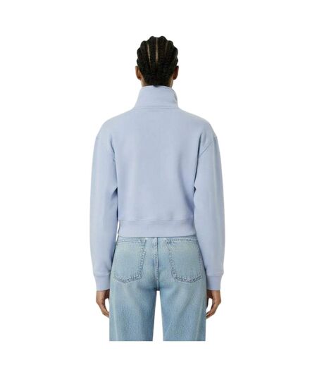 Womens/ladies Honeylane Half Zip Sweatshirt Soft Blue Jack Wills