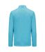 Mens Mock Neck Regular Long-sleeved Top Cyan White Everlast-2
