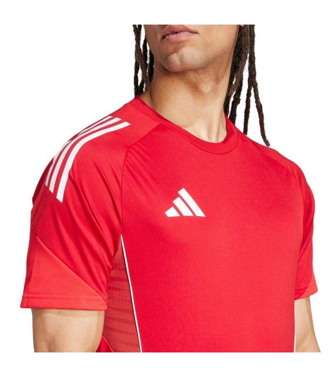 T-shirt Tiro Competition Homme Rouge Adidas-4