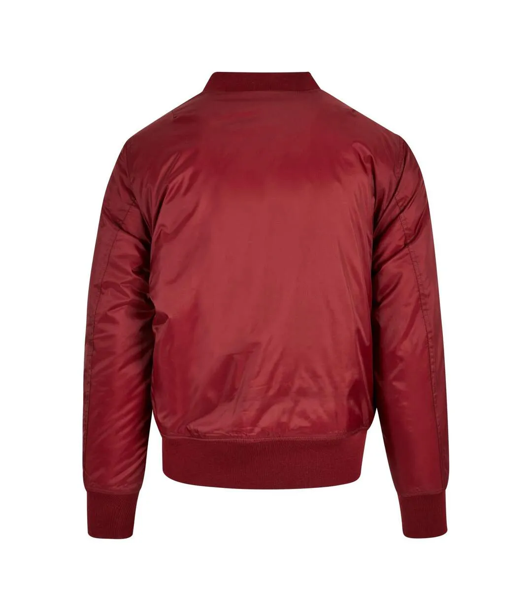 Blouson D'aviateur Homme Bordeaux Build Your Brand-2