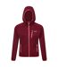 Regatta Womens/Ladies Newhill Marl Hooded Fleece Jacket (Rumba Red) - UTRG8830