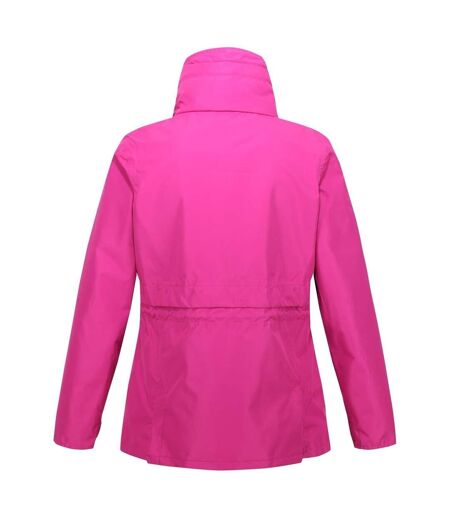 Imperméable Uni À Capuche Et Taille Ajustable Nadira Femme Fuchsia Regatta