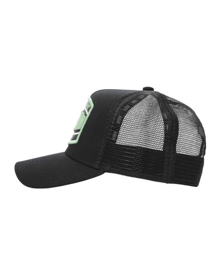 Unisex Adult Trucker Cap Black Khaki Green Societe Noir