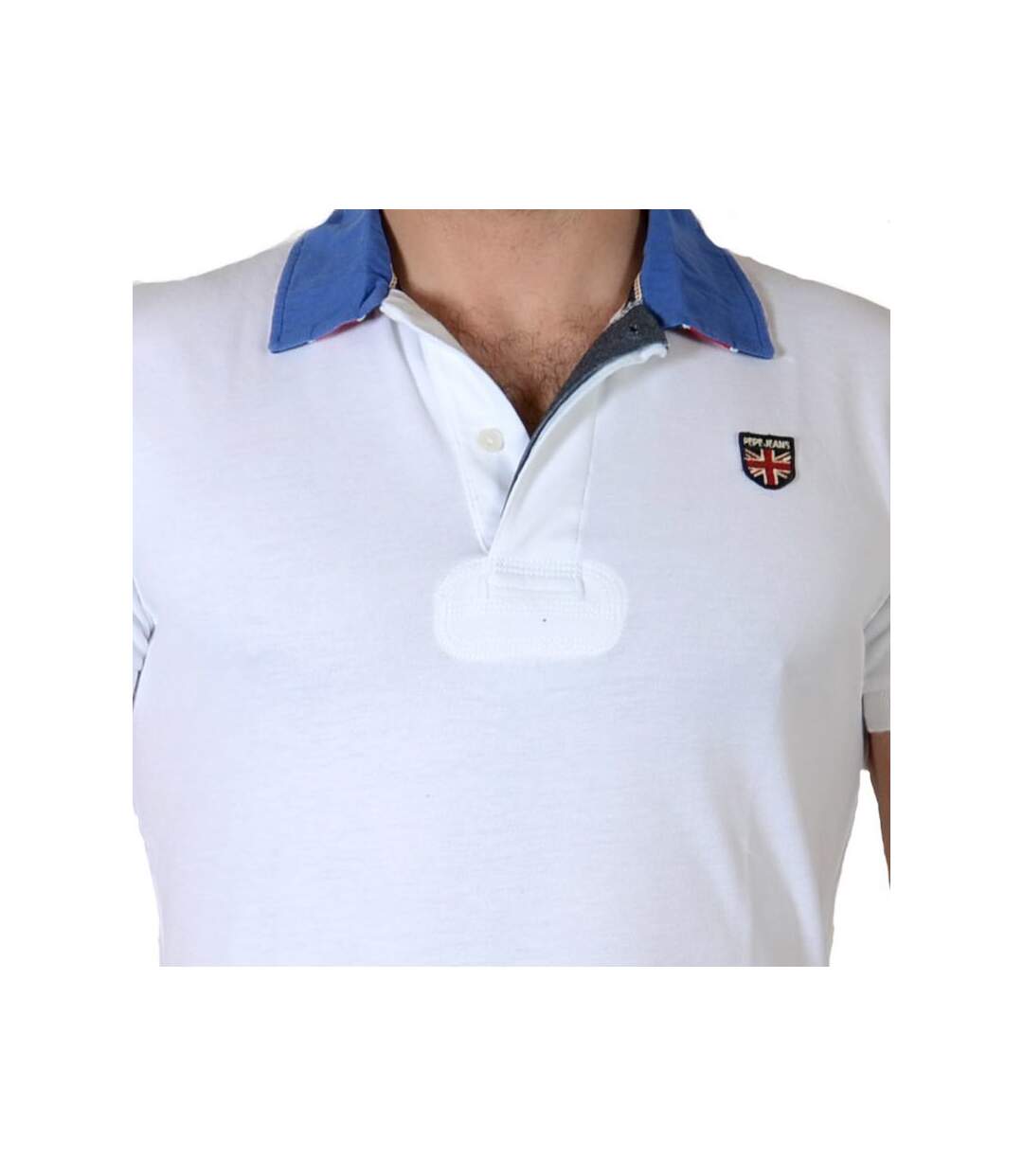 Polo Pepe Jeans Esteban PM540411 Blanc 800-3