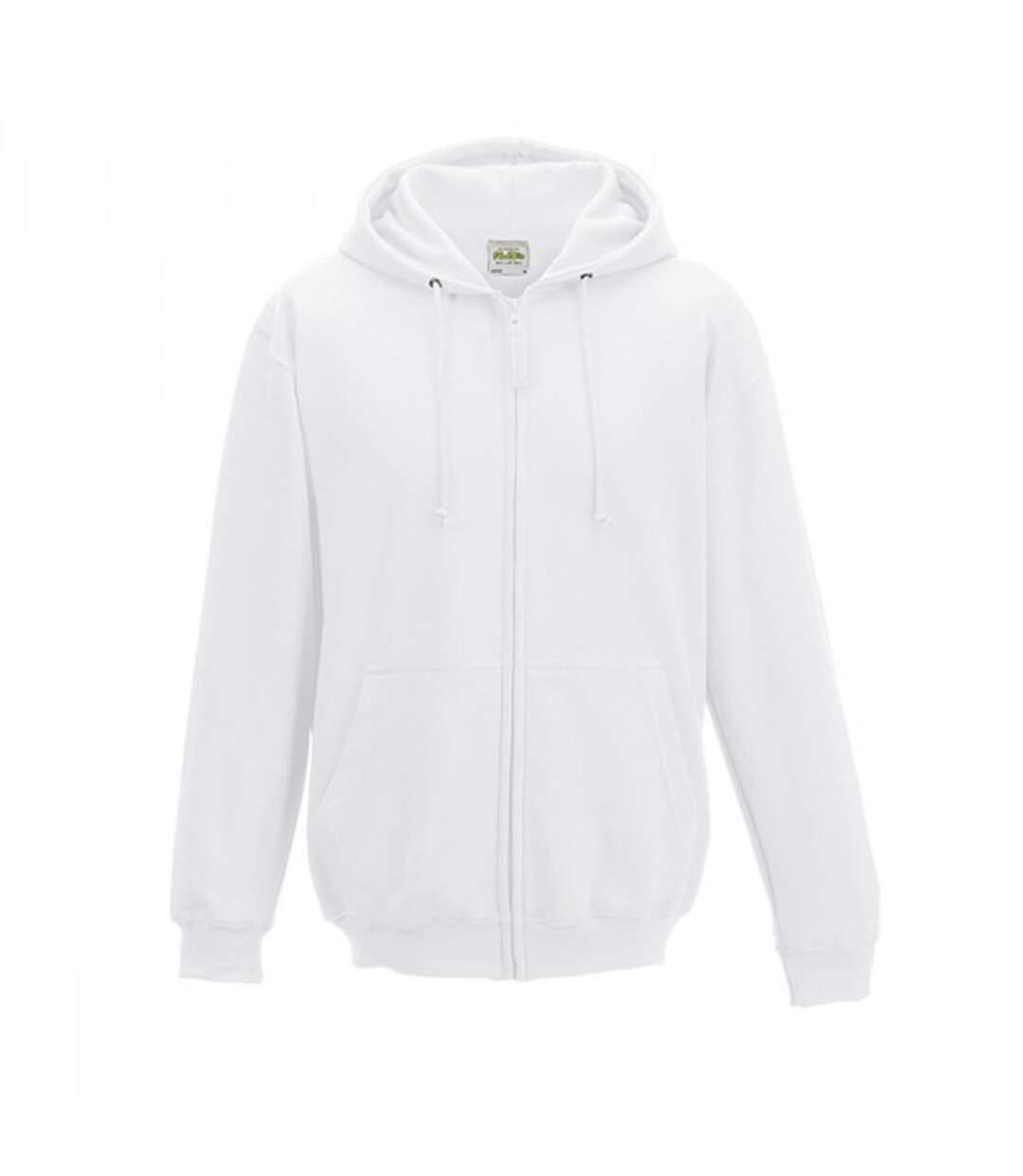 Sweatshirt à capuche et fermeture zippée homme blanc arctique Awdis-2