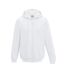 Sweatshirt à capuche et fermeture zippée homme blanc arctique Awdis-2