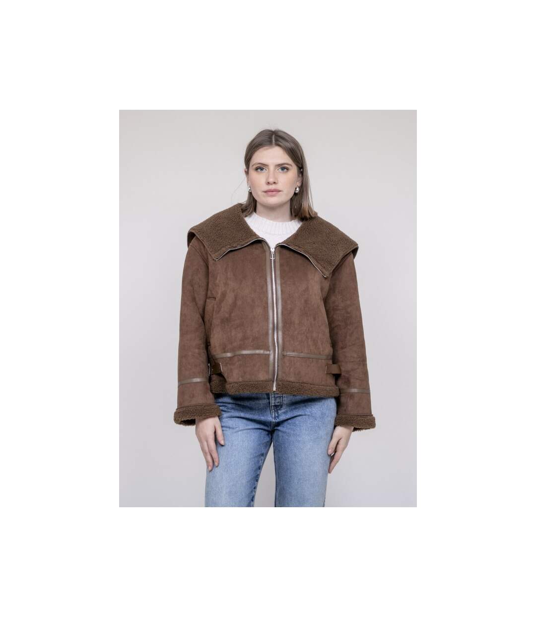 Veste aviateur double peaux UMI - Dona X Lisa-1