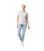 Womens/ladies yala recycled cotton lightweight t-shirt light heather grey Iqoniq-3