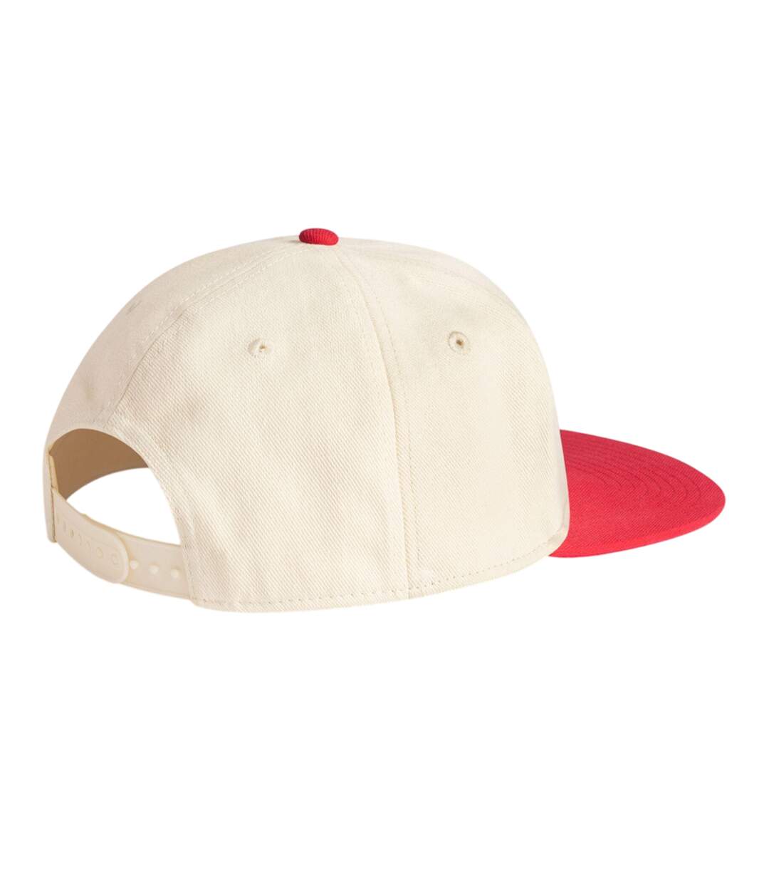 Casquette De Baseball Motif/style Contrasté Adulte Naturel Rouge Beechfield-2