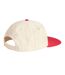 Casquette De Baseball Motif/style Contrasté Adulte Naturel Rouge Beechfield-2