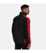 Regatta Mens Contrast Full Zip Jacket (Graphite Black/Raspberry Red) - UTRG3743