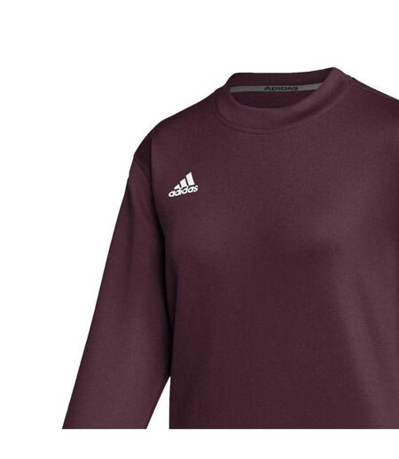Womens/ladies Top Maroon Adidas