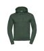 Mens authentic hoodie bottle green Russell