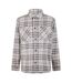 Mens Plaid Long-sleeved Overshirt Brown Check Jack Wills-2