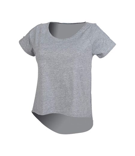 T-shirt femme gris chiné Skinni Fit