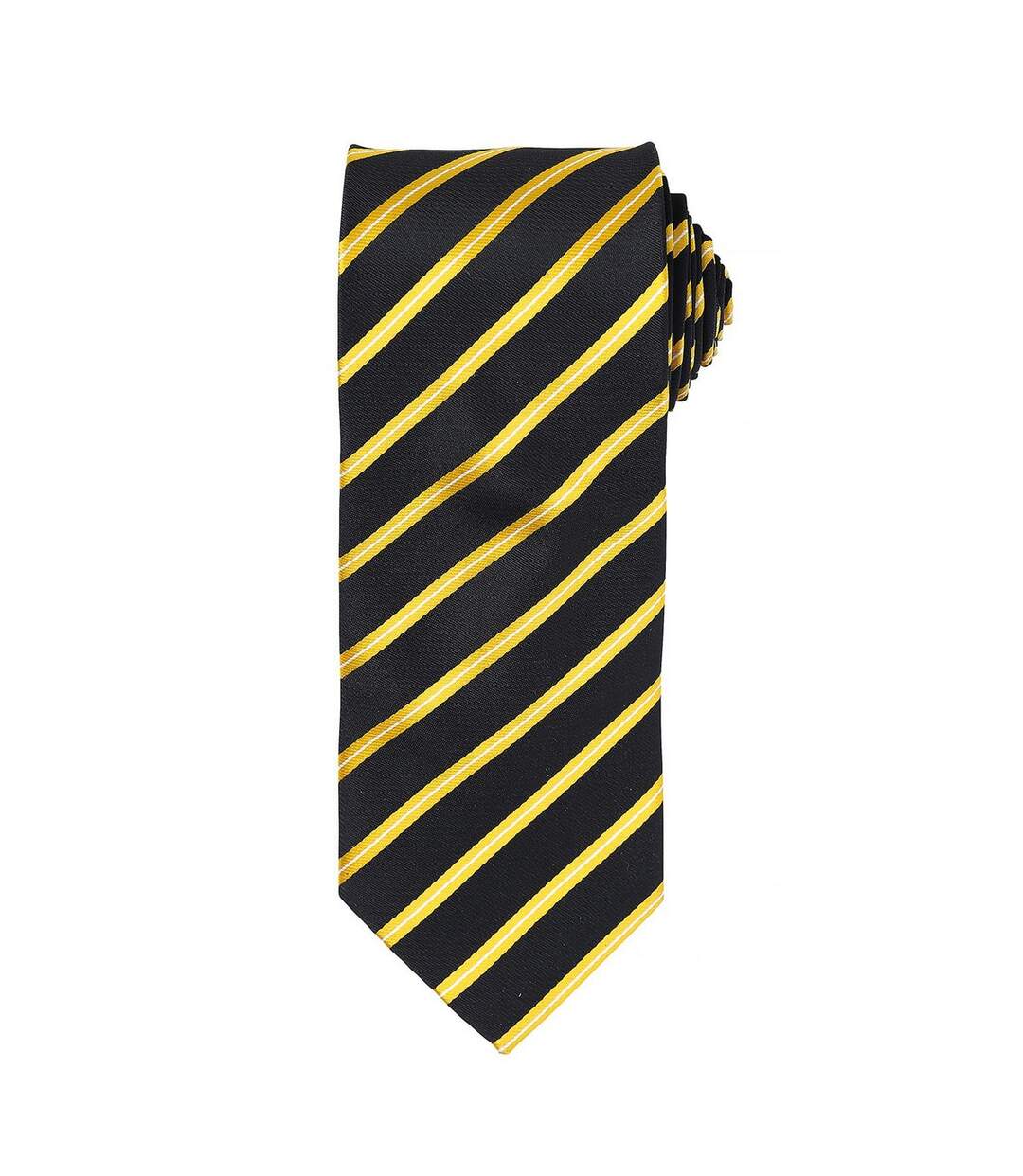 Cravate Homme Taille Unique Noir Doré Premier-1