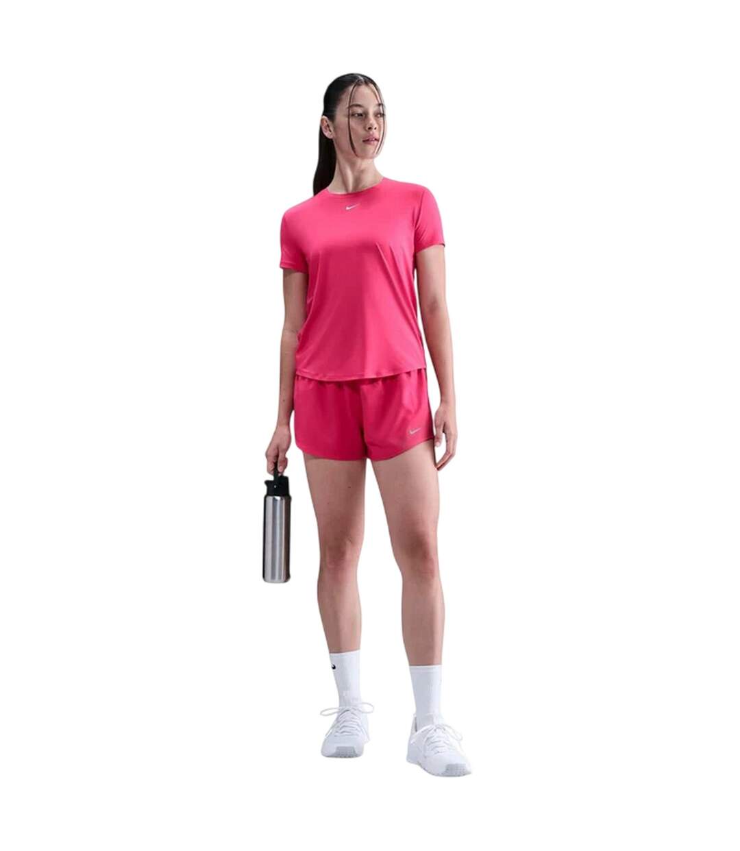 Haut One Femme Rose Foncé Nike-1