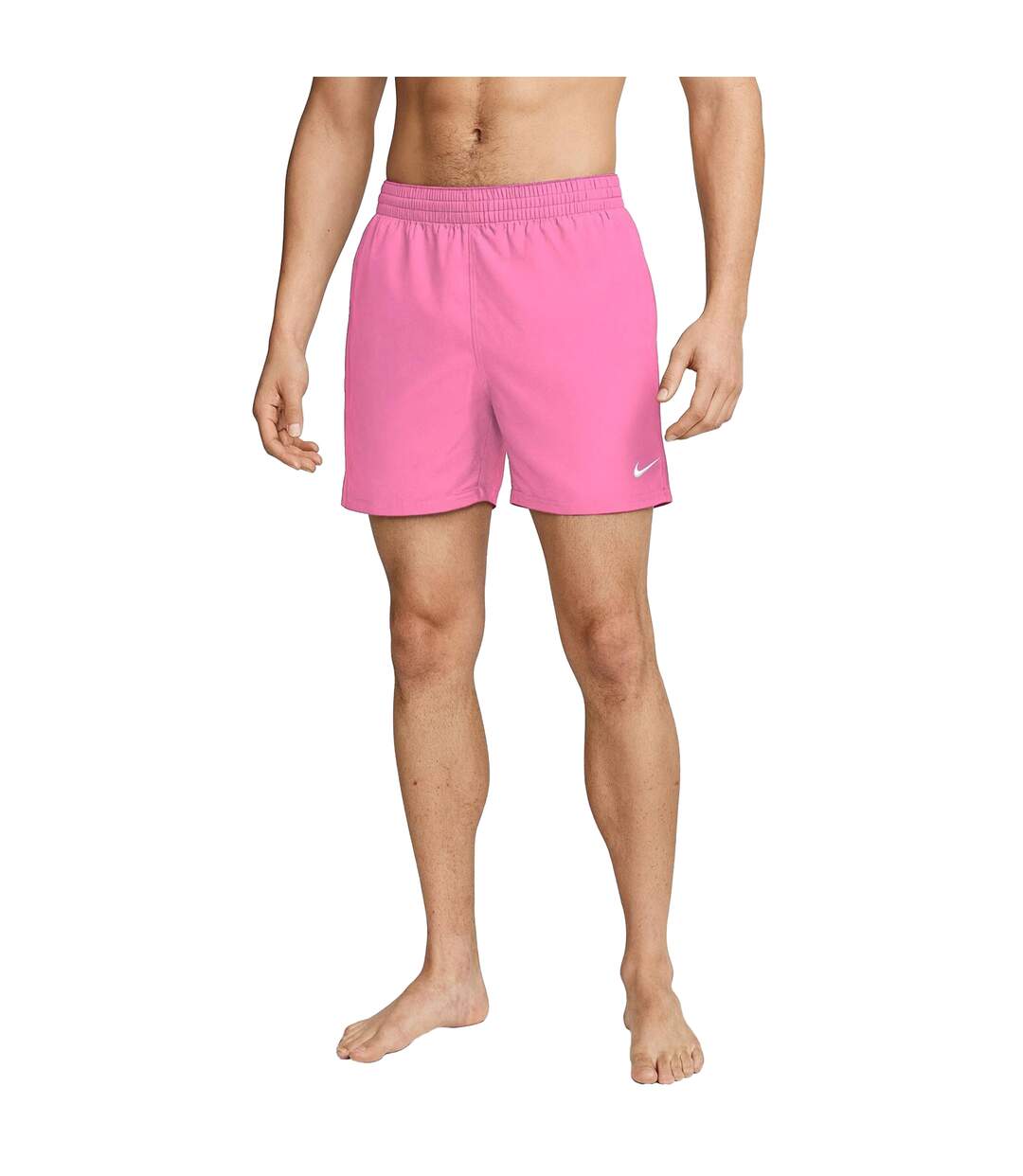 Short De Bain Motif/style Logo Brodé Homme Rose Nike-1