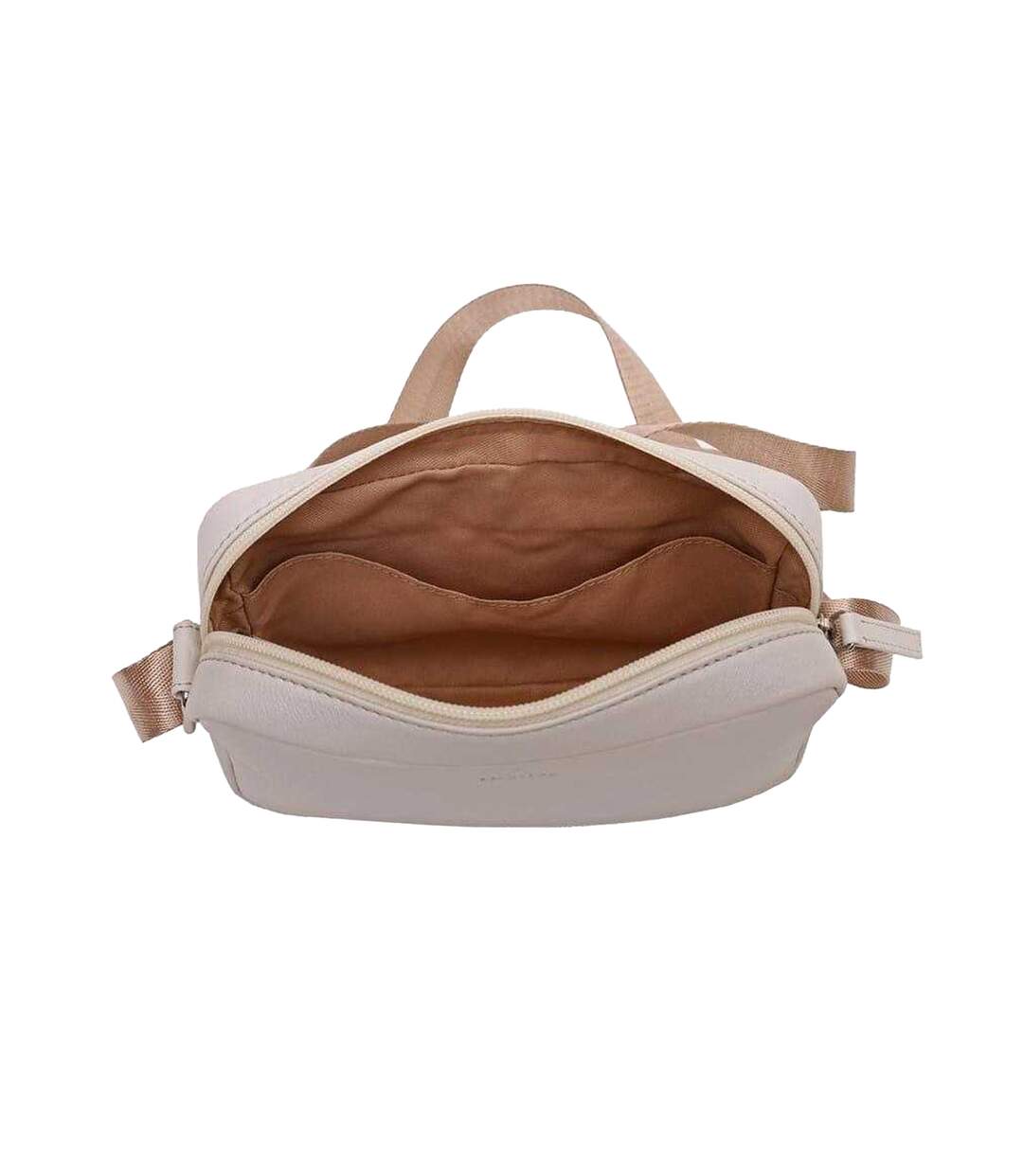 Logo Leather Crossbody Bag One Size Chalk Firetrap-4