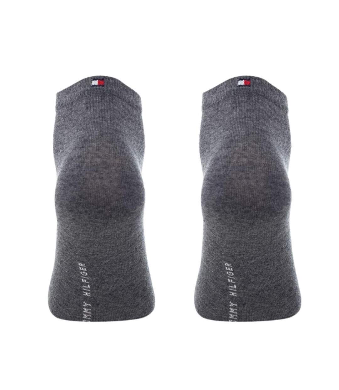 Socquettes Motif/style Logo Brodé Femme Graphite Tommy Hilfiger-2
