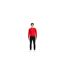 Mens Performance Long-sleeved T-shirt Red Puma-1