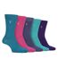 5 Pack Mens Bamboo Patterned Socks - Soft Breathable Stylish Everyday Comfort-1