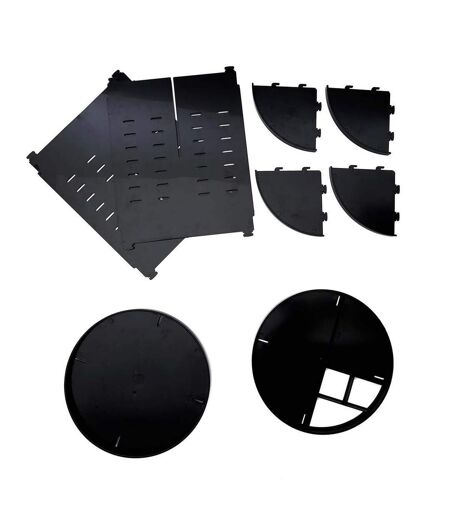 Carrousel de Maquillage Rotation 30cm Noir