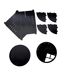 Carrousel de Maquillage Rotation 30cm Noir-5