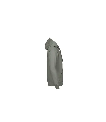 Mens Hooded Cotton Blend Sweatshirt Sage Tee Jays