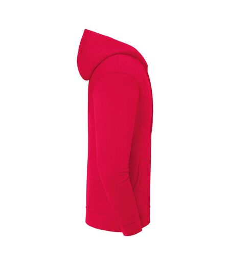 Veste À Capuche Iconic Premium Homme Rouge Fruit Of The Loom