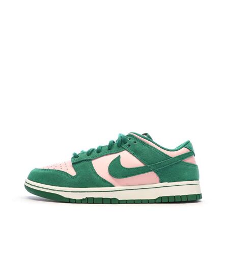 Baskets roses/vertes homme nike dunk low retro