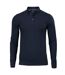 Nimbus Mens Carlington Deluxe Long Sleeve Polo Shirt (Navy)
