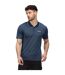 Mens Maverick V Active Polo Shirt Moonlight Denim Regatta-1