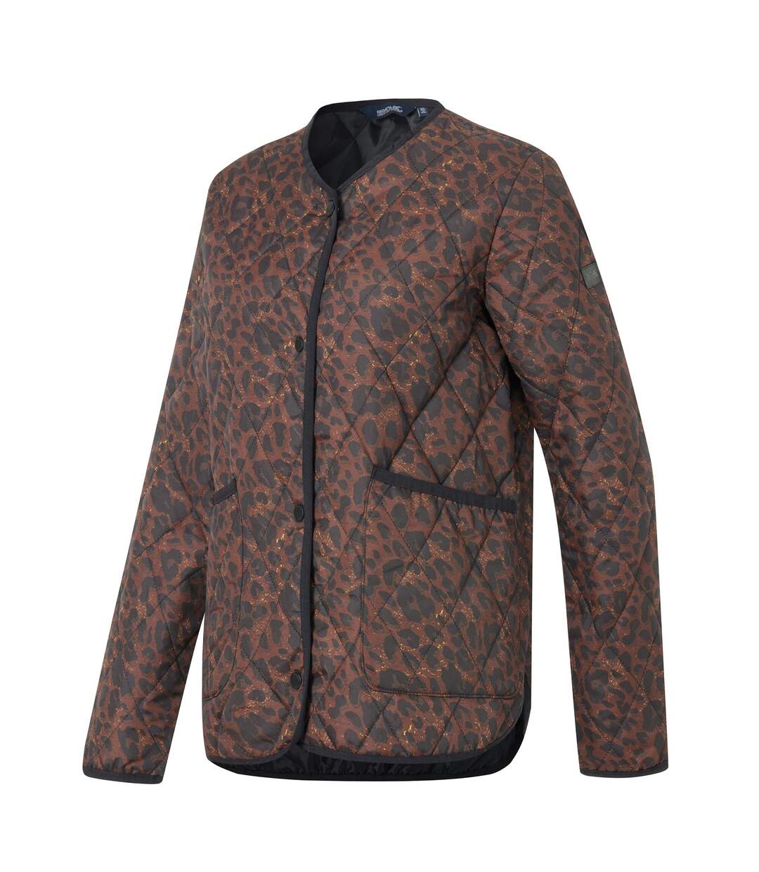 Doudoune Motif/style Imprimé Léopard Maia Femme Marron Foncé Noir Regatta-4