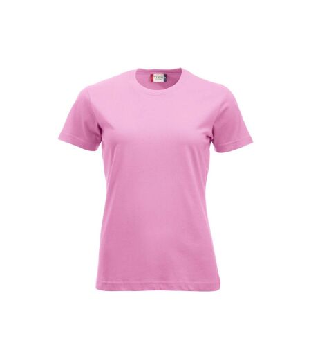 T-shirt New Classic Femme Rose Vif Clique