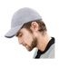 Casquette style baseball mixte gris clair Beechfield