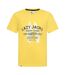 T-shirt Motif/style Surfeur Homme Jaune Lazy Jacks-1