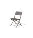 Chaise de Jardin Pliante Boston 82cm Gris Anthracite-2