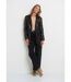 Veste faux cuir col tailleur 1 bouton-3